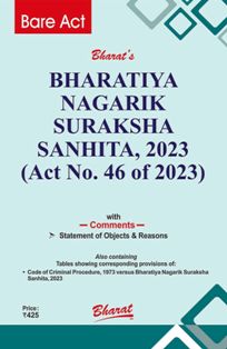  Buy BHARATIYA NAGARIK SURAKSHA  SANHITA, 2023 (Act No. 46 of 2023)